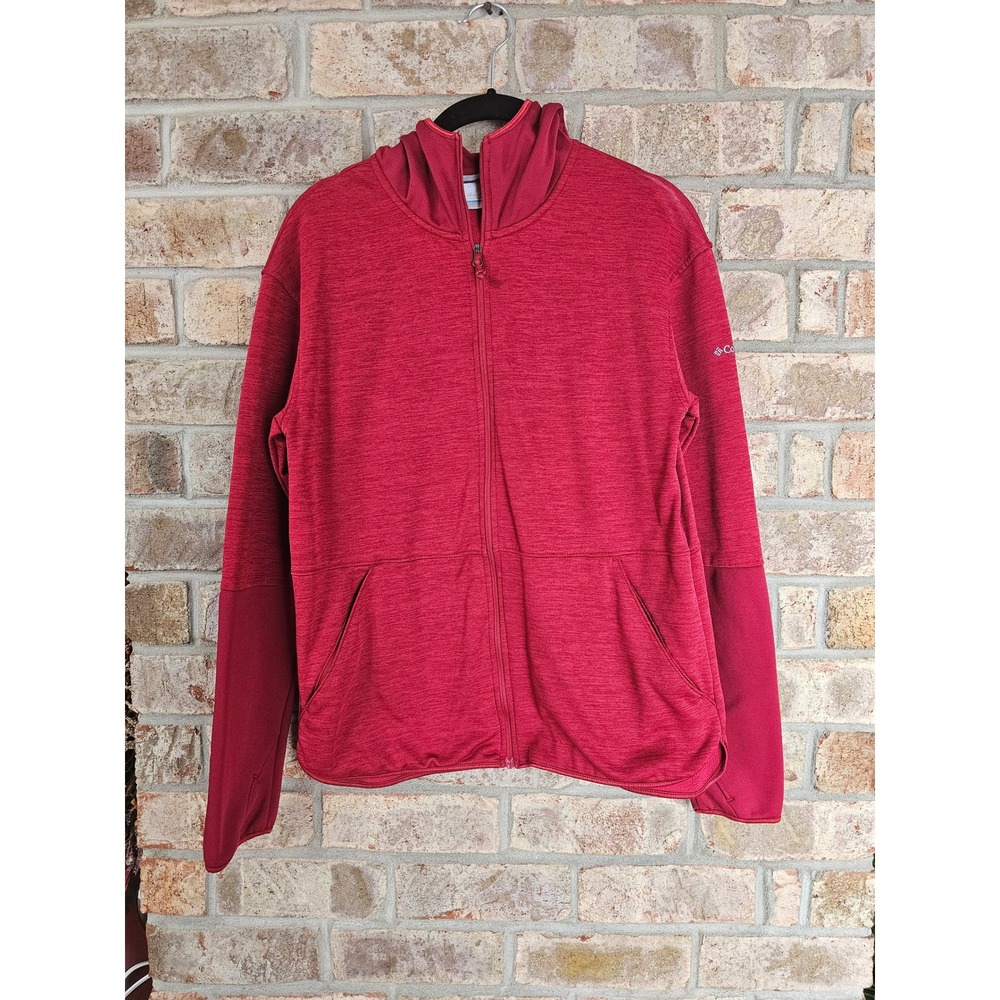 Columbia Women’s Red Full-Zip Hooded Jacket